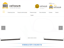 Tablet Screenshot of centrocoliseum.com